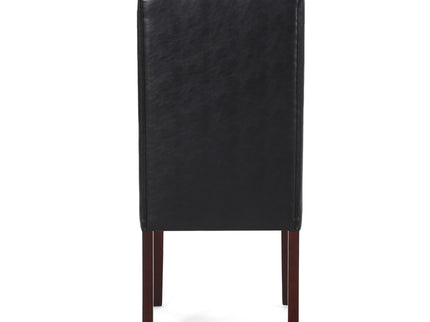 Sophisticated Tufted Dining Chair With High Back Design