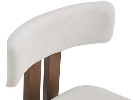 Modern Upholstered Armless Dining Chairs With Metal Legs