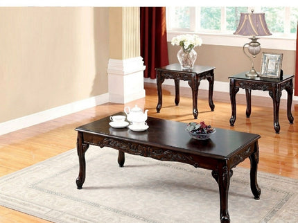 3 Piece Coffee Table Set - Cherry