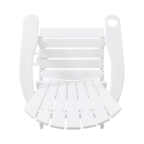 Zenithia - Outdoor Foldable Adirondack Chair With 2 Cup Holders