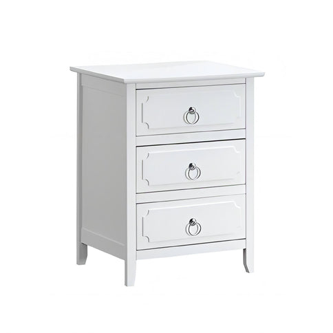 Daniel - 3 Drawer Nightstand - White