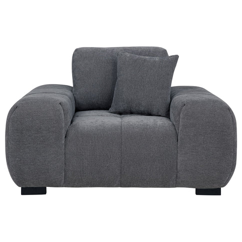 Plather - Track Arm Accent Chair