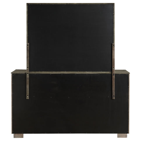 Prescott - 8 Drawer Dresser With Mirror - Brown