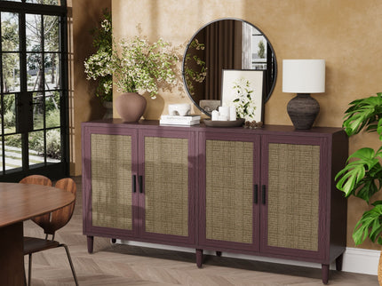 Buffet Cabinet With Adjustable Shelves For Kitchen
