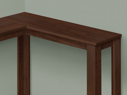 Corner Accent Console Table For Entryway, Contemporary & Modern - Cherry