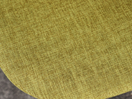 Modern Minimalist Fabric Dining Chair With Iron Legs