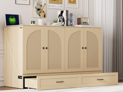 Murphy Bed With Large Drawers