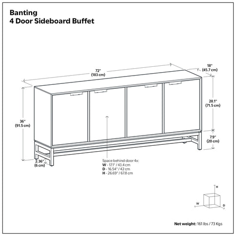 Banting - Door Sideboard Buffet