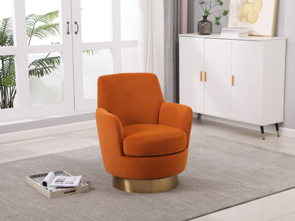 Teddy Swivel Barrel Chair, Swivel Accent Chairs Armchair For Living Room