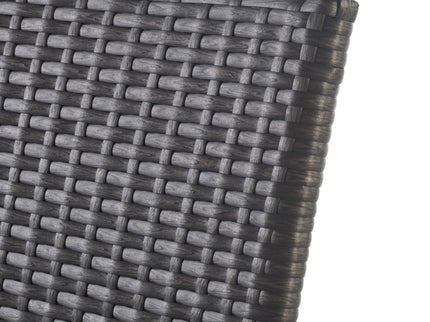 Outdoor Wicker Barstools With Rattan And Iron Frame