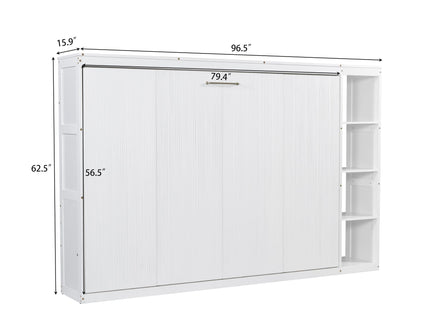 Murphy Bed With Bookshelf And Storage