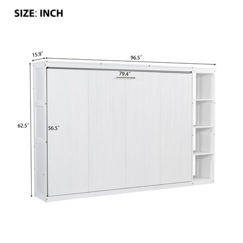 Murphy Bed With Bookshelf And Storage