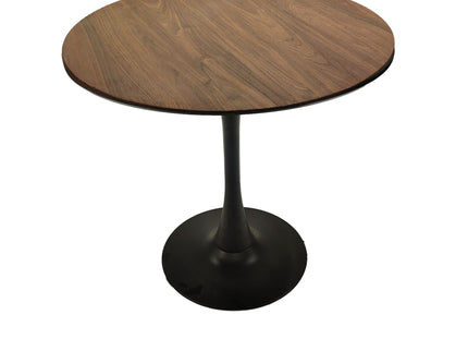 Mid-Century Round Dining Table With Pedestal Base For 2 - 4 People