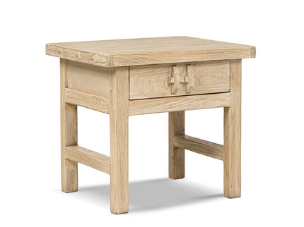 Rowan - Side Table With Drawer - Light Brown