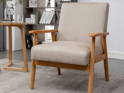 Wide Classic Mid-Century Modern Arm Chair