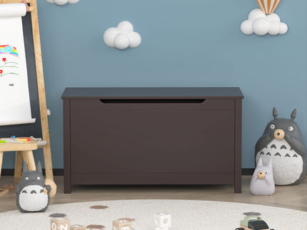 Toy Box Storage With Safety Hinged Lid