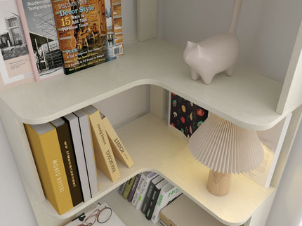 L-Shaped Corner Bookshelf
