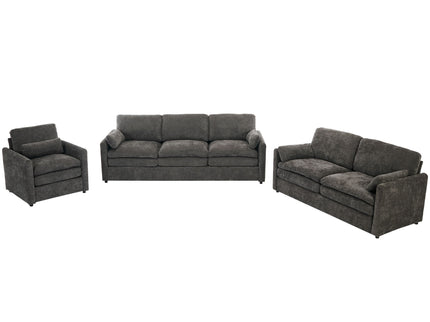 Cozy Upholstered Sofa Set For Living Room