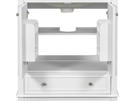 Modern Bathroom Vanity With Sink Combo, Multi Functional Cabinet With Doors And Drawer