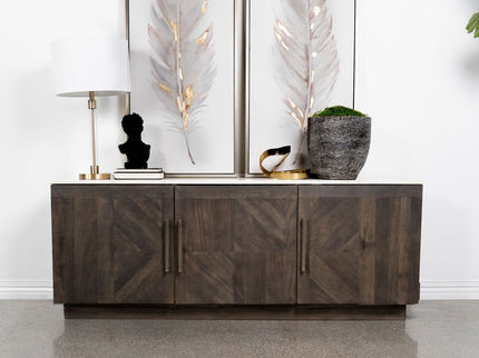 Metzger - 3 Door Sideboard Buffet - Gray