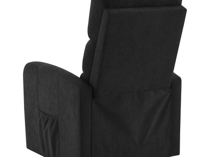 Royston - Upholstered Power Lift Recliner With Remote Comfort - Black