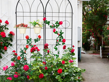 Metal Garden Trellis Rustproof Trellis For Climbing Plant, Outdoor Flower Support