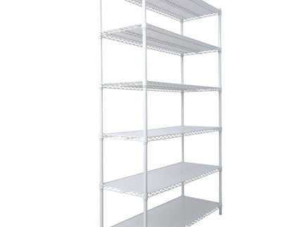 6 Tier 6000Lbs Capacity Nsf Metal Shelf Wire Shelving Unit, Heavy Duty Adjustable Storage Rack With Wheels & Shelf Liners For Commercial Grade Utility Steel Storage Rack