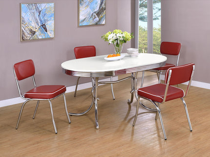 Open Back Upholstered Side Chairs (Set of 2)