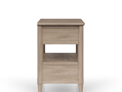 Open Nightstand With 2 Drawers