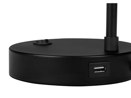 Lighting, Table Lamp, USB Port Included, Modern - Black / Cream