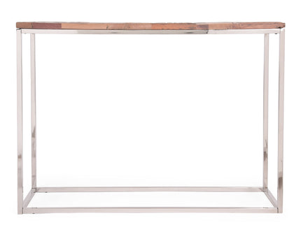 Console Table - Brown / Silver