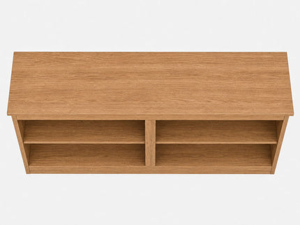 TV Stand For TVs Up To 50" With Open Shelves And Cable Management