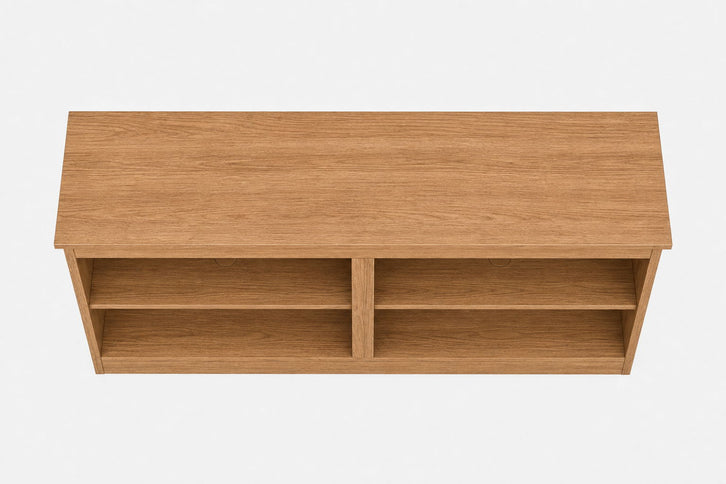 TV Stand For TVs Up To 50" With Open Shelves And Cable Management
