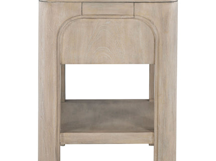 Flores - 1 Drawer Nightstand With Dual USB Ports - Mango Color