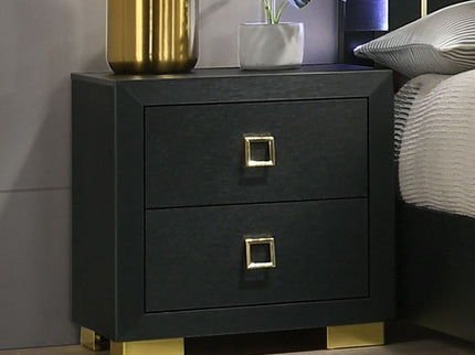 Nightstand, Bedside Table - Black