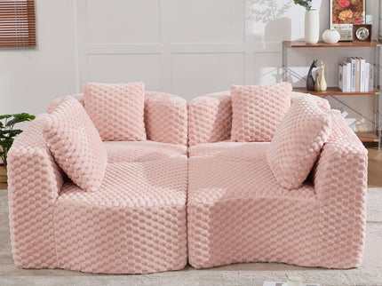 Modular Sectional Sofa With Free Combination Design