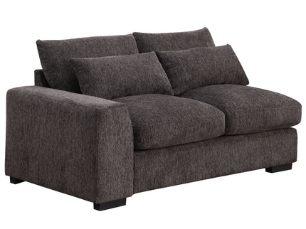 Nyeisha - Piece Upholstered Sofa & Chaise - Coffee