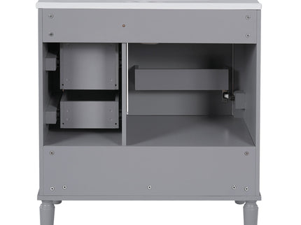 Traditional Bathroom Vanity Set With Soft Close Doors