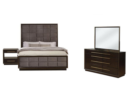 Durango 4-piece Queen Bedroom Set Smoked Peppercorn