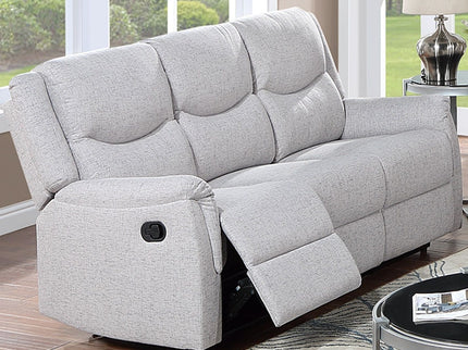 Modern Contemporary Style Recliner Sofa With Plush Armrest And Headrest