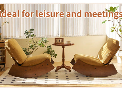 Comfortable High-Quality Upholstery Glider Rocking Chair