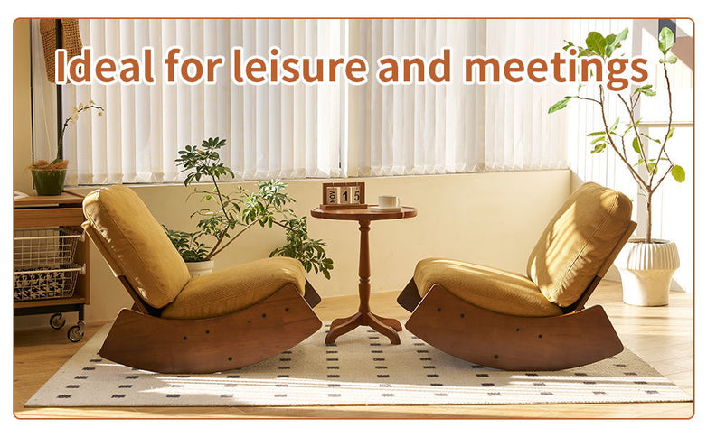 Comfortable High-Quality Upholstery Glider Rocking Chair