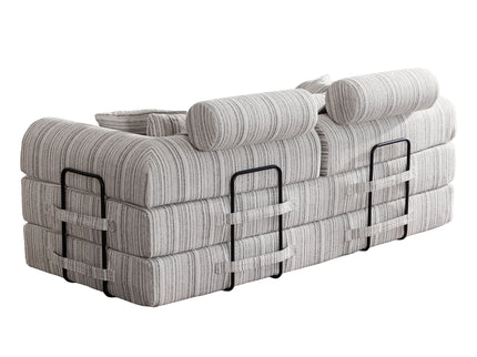 Convertible Sleeper Sofa Bed With High Density Compressed Sponge, Upholstered Couch For Living Room