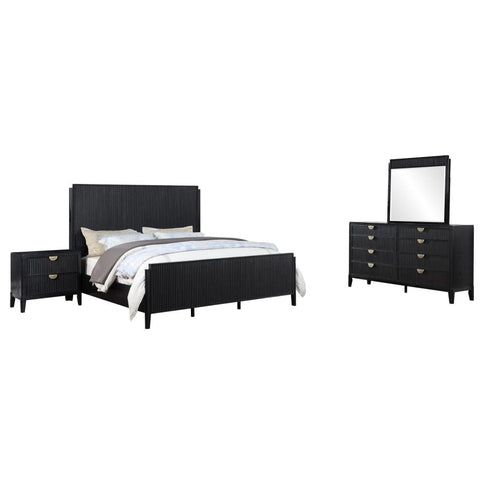 Brookmead 4-piece Queen Bedroom Set Black