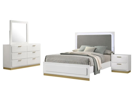 Caraway 4-piece Queen Bedroom Set White