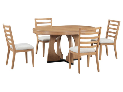 Round Dining Table Set For 4 With Chairs