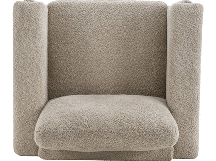 Upholstered Accent Armchair With Square Arm