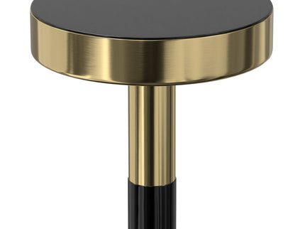 Frannie - Side Table - Gold / Black