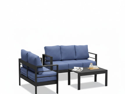 Outdoor Patio Set, All-Weather, Thick Cushions
