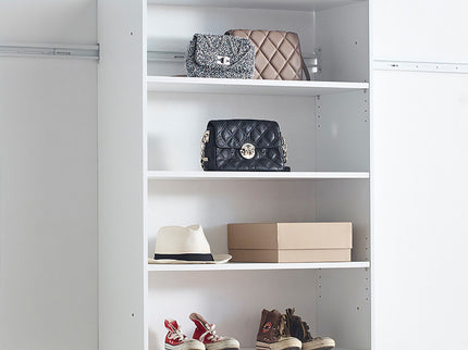 Devi - Wall Mounted Wood Closet System With Modular Design And Ample Storage